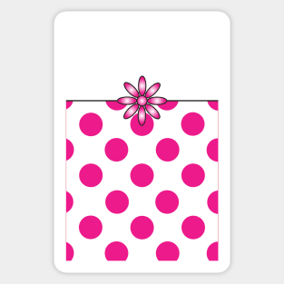 The Katy Phone / Pink Peppermint Polka Dot Sticker